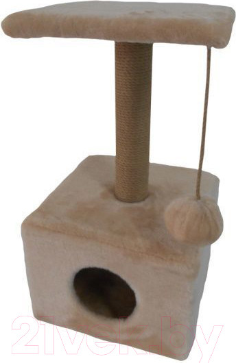 Изображение товара Комплекс для кошек Homecat Малый бежевый / 76713 (37x37x68см)