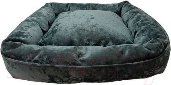 Изображение товара Лежанка для животных Homepet Plush 84195 (50x45x15см, темно-зеленый)