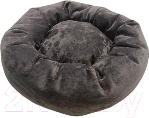 Изображение товара Лежанка для животных Homepet Plush 84197 (52x52x14см, графит)
