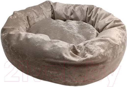 Изображение товара Лежанка для животных Homepet Plush 84202 (62x62x17см, латте)