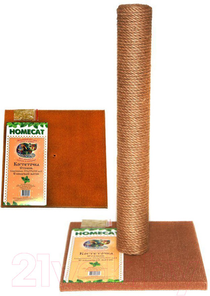 Изображение товара Когтеточка Homecat Макси коричневый / 66305 (41x41x63см)