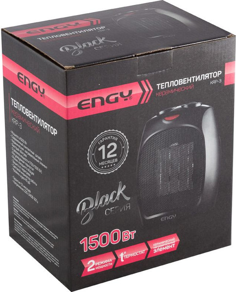 Изображение товара Тепловентилятор Engy KRP-3 (черный)