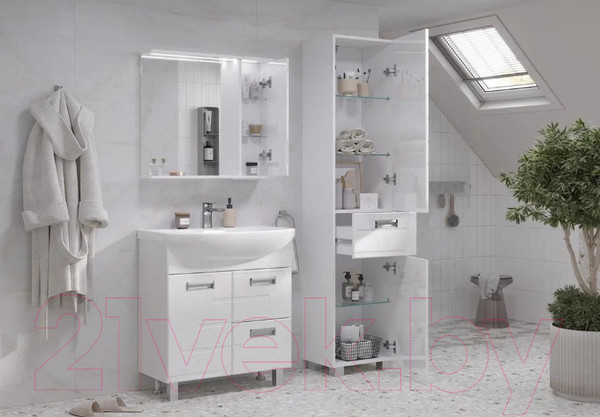 Изображение товара Шкаф-пенал для ванной Volna Joli 40 (напольный)