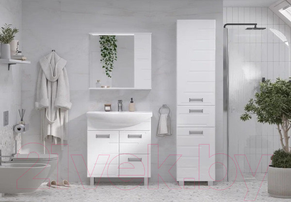 Изображение товара Шкаф-пенал для ванной Volna Joli 40 (напольный)