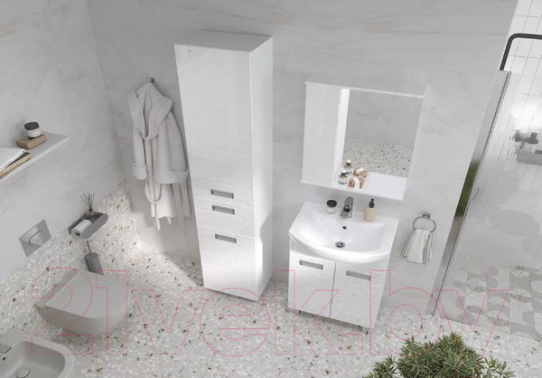 Изображение товара Шкаф-пенал для ванной Volna Joli 40 (напольный)