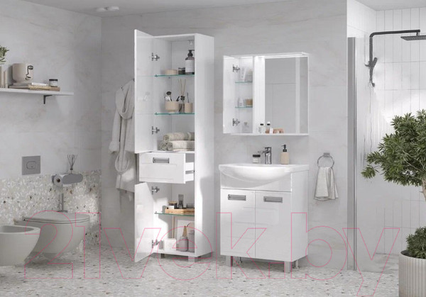 Изображение товара Шкаф-пенал для ванной Volna Joli 40 (напольный)