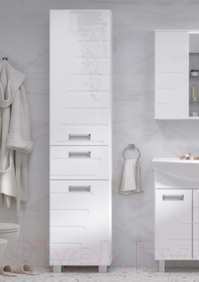 Изображение товара Шкаф-пенал для ванной Volna Joli 40 (напольный)