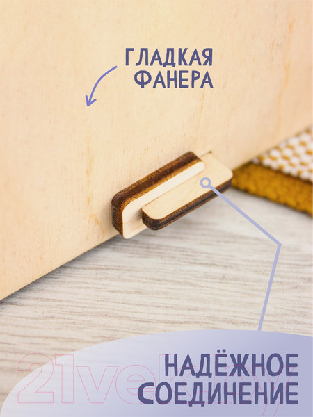 Изображение товара Органайзер для хранения Woody Держатель пряжи Петельки Тип 3 / 06244