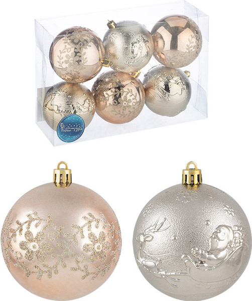 Изображение товара Набор шаров новогодних Волшебная страна SYQB2-0123003 / 106338 (6шт)