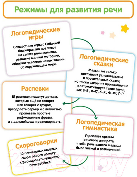 Изображение товара Развивающая игрушка BertToys Собачка Буля / 4630017947355 (желтый)