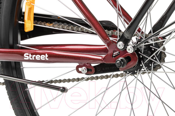 Изображение товара Велосипед Arena Street 28 2024 (17, вишневый)