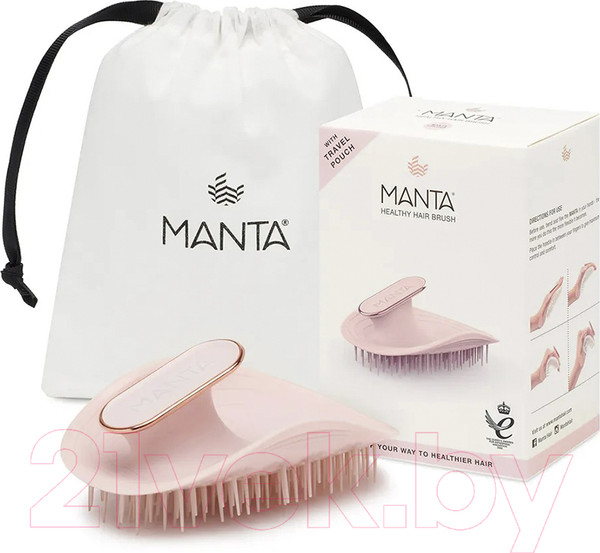 Изображение товара Расческа-массажер MANTA Brush PIRGPIDPI4011 (Pink)