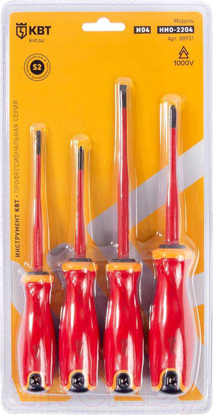 Изображение товара Набор отверток КВТ Слим НИО-2204 / 88931