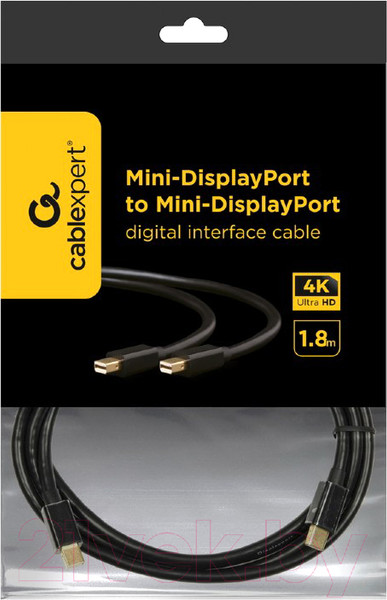 Изображение товара Кабель Cablexpert CCP-mDPmDP2-6 (1.8м)