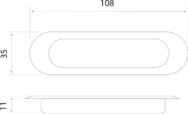 Изображение товара Ручка для мебели Trodos ZY-83 64 сплав ЦАМ (хром матовый)