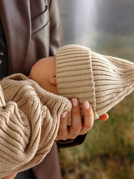 Изображение товара Комбинезон для малышей Amarobaby Pure Love Tot / AB-OD22-PLT501/03-80 (бежевый, р. 80)