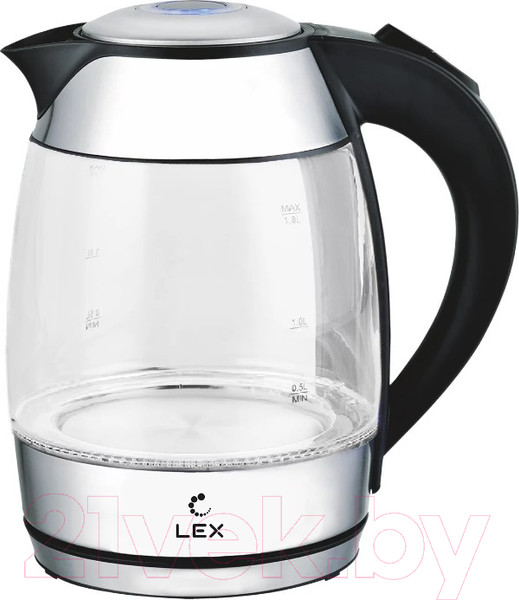 Изображение товара Электрочайник Lex LX 3006-1 (черный)