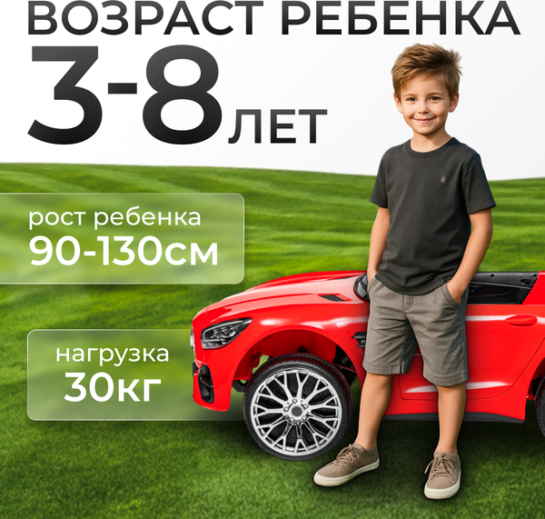 Изображение товара Детский автомобиль Sundays LS2588 (красный)
