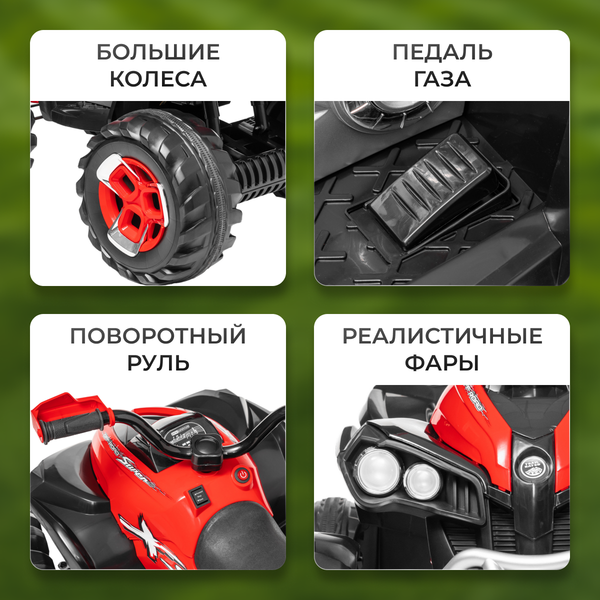 Изображение товара Детский квадроцикл Sundays LS6677 (красный)