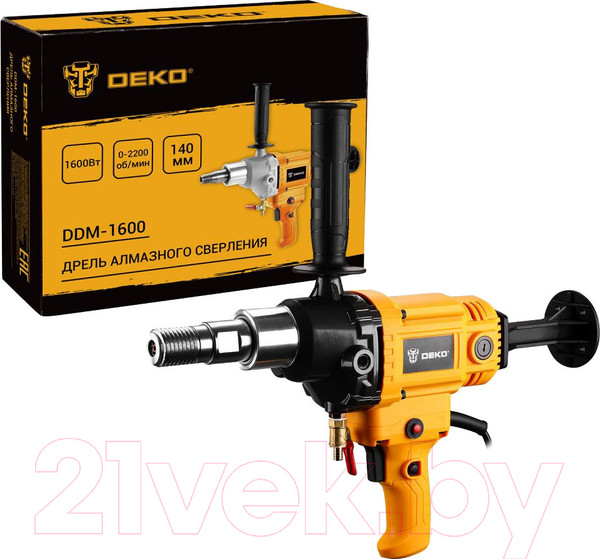 Изображение товара Профессиональная дрель Deko DDM-1600 / 063-4434