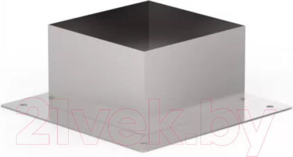 Изображение товара Потолочно-проходной узел дымохода Гефест Сталь Декоративный КвХ 260 AISI 430 0.5мм/0.5мм (оцинкованный)