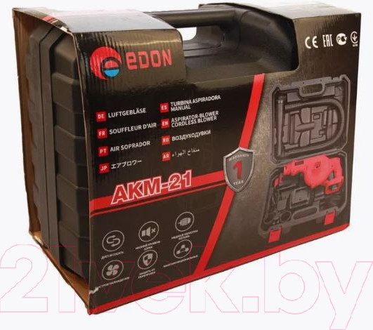 Изображение товара Воздуходувка аккумуляторная Edon LLB-21A