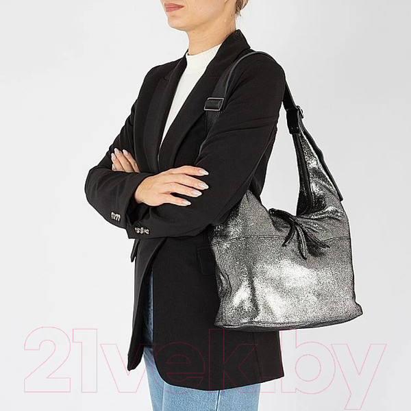 Изображение товара Сумка Poshete 857-6356-W009-DSV (серебристый)