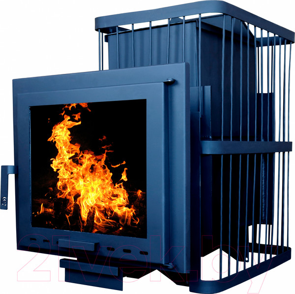 Изображение товара Печь-каменка КомфортПром Чугун Панорама Закрытая Каменка 112211763