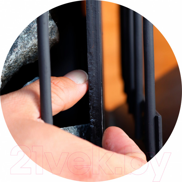 Изображение товара Печь-каменка КомфортПром Чугун Панорама Закрытая Каменка 112211763