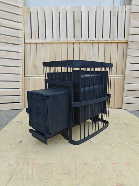 Изображение товара Печь-каменка КомфортПром Чугунная дверь 112211759