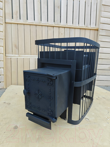 Изображение товара Печь-каменка КомфортПром Чугунная дверь 112211759