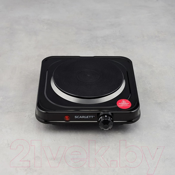 Изображение товара Электрическая настольная плита Scarlett SC-HP700S31 (черный)