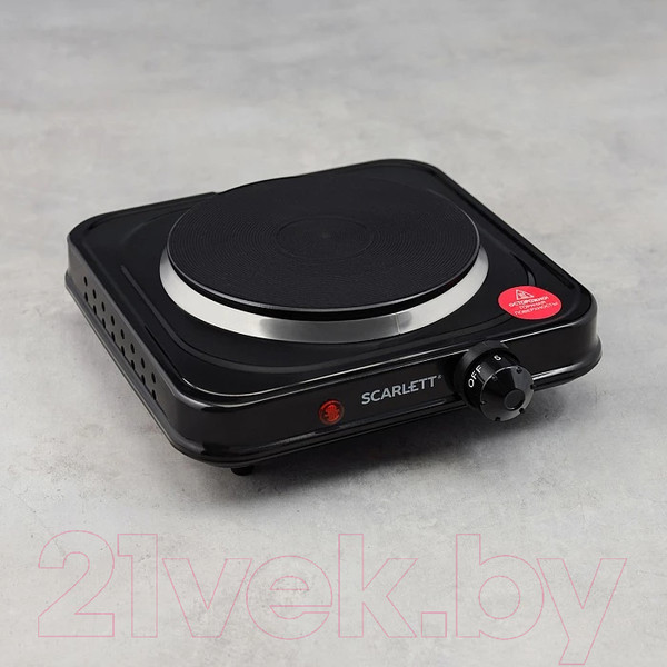 Изображение товара Электрическая настольная плита Scarlett SC-HP700S31 (черный)