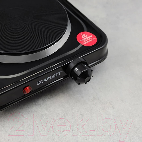 Изображение товара Электрическая настольная плита Scarlett SC-HP700S31 (черный)