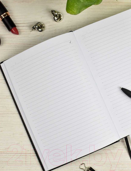 Изображение товара Ежедневник Escalada Шеврет Экстра / 63962 (160л, черный)