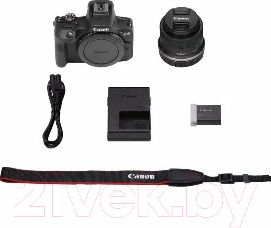 Изображение товара Беззеркальный фотоаппарат Canon EOS R100 Kit RF-S 18-45 IS STM