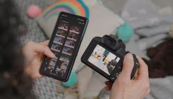 Изображение товара Беззеркальный фотоаппарат Canon EOS R100 Kit RF-S 18-45 IS STM