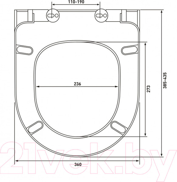 Изображение товара Сиденье для унитаза VitrA 801-003-019