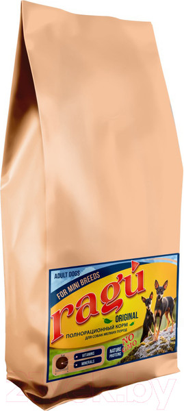 Изображение товара Сухой корм для собак Ragu Для взрослых собак мелких пород (3.5кг)