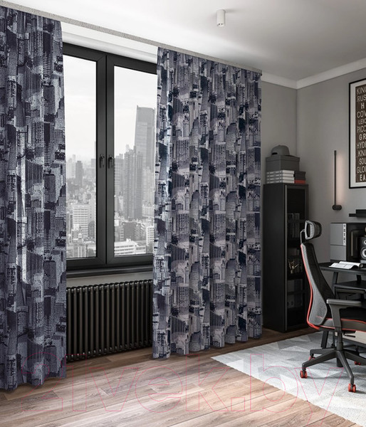 Изображение товара Штора LEGRAND Мегаполис 200x280 / 58120654 (синий)