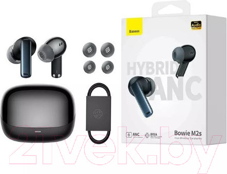 Изображение товара Беспроводные наушники Baseus Bowie M2s True Wireless Earphones / NGTW350101 (черный)