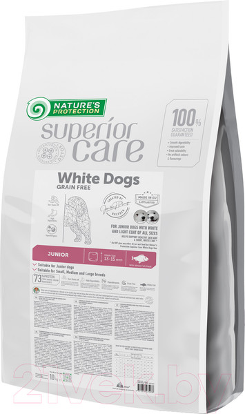 Изображение товара Сухой корм для собак Nature's Protection SC White Dogs White Fish / NPSC47597 (10кг)