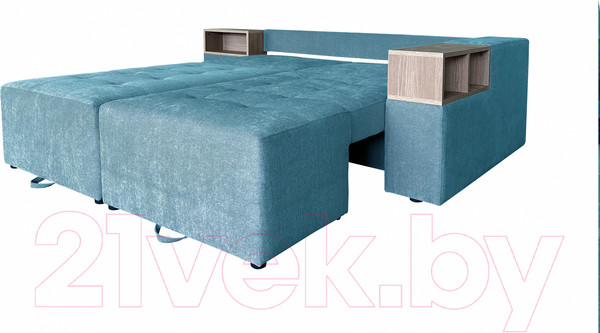 Изображение товара Диван угловой Lama мебель Пингвин-2/20 левый (Glory Col 19)