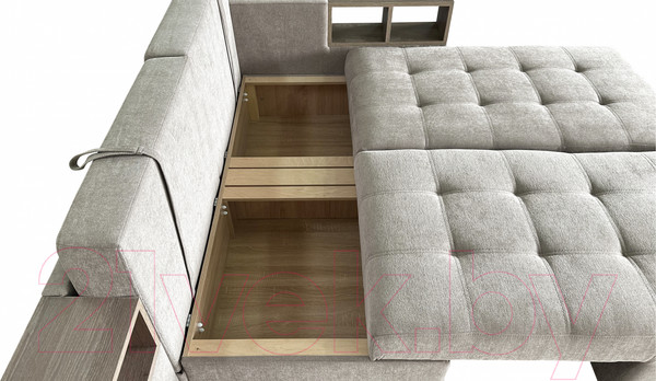 Изображение товара Диван угловой Lama мебель Пингвин-2/20 левый (Glory Col 02)