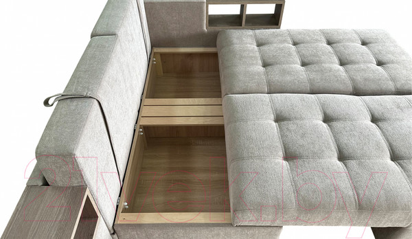 Изображение товара Диван угловой Lama мебель Пингвин-2/20 левый (Glory Col 03)