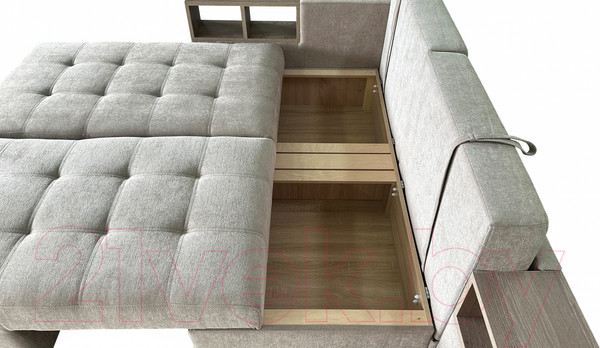 Изображение товара Диван угловой Lama мебель Пингвин-2/20 правый (Glory Col 03)