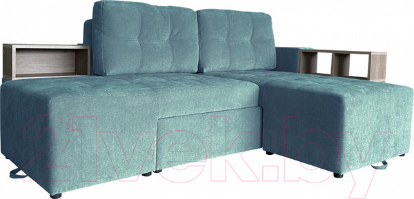 Изображение товара Диван угловой Lama мебель Пингвин-2/20 левый (Glory Col 17)