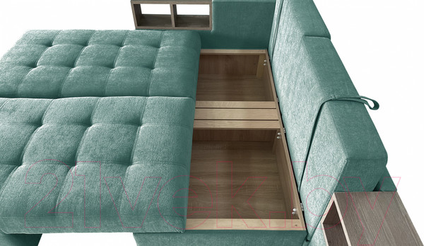 Изображение товара Диван угловой Lama мебель Пингвин-2/20 правый (Glory Col 17)