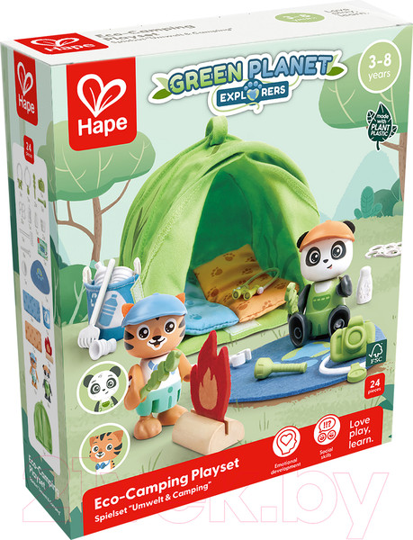 Изображение товара Игровой набор Hape Эко кемпинг. Пора гулять / E3420_HP