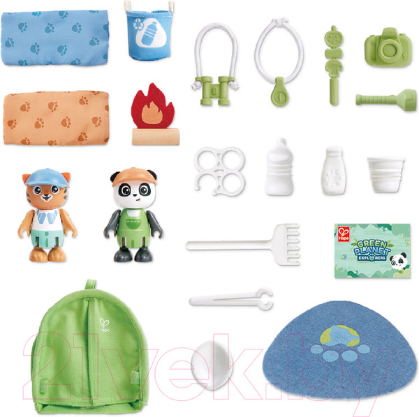 Изображение товара Игровой набор Hape Эко кемпинг. Пора гулять / E3420_HP